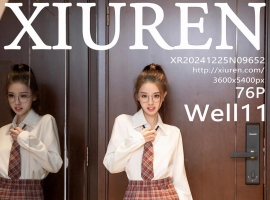 [XiuRen秀人网] 2024.12.25 No.9652 Well11 [76+1P]